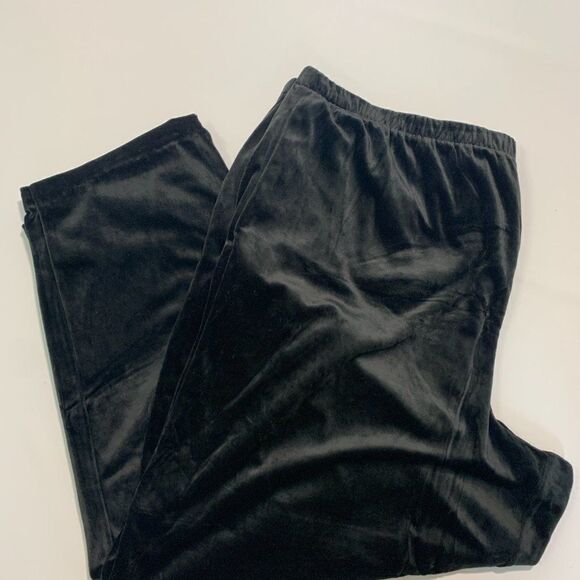 Graver Studio Black Velvet Pull On Pant - Picture 1 of 5